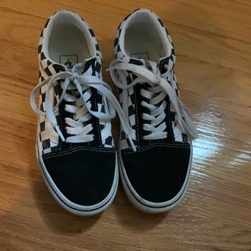 Checkered Vans